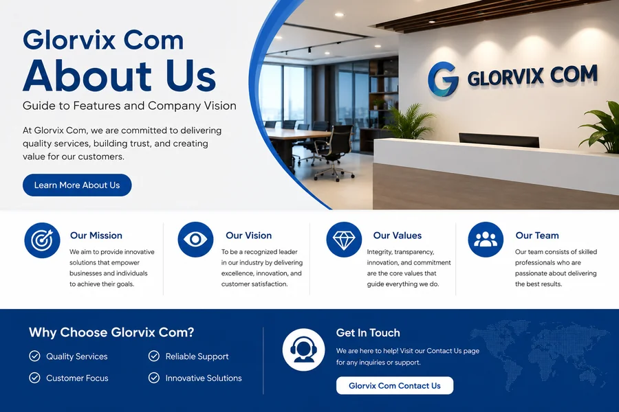 Glorvix Com About Us Guide to Features and Company Vision Glorvix Com About Us